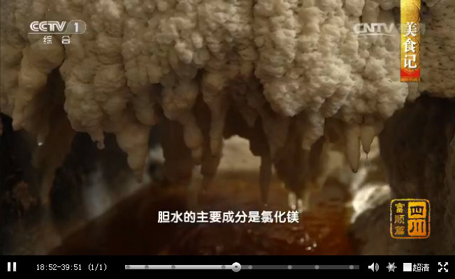 胆水的主要成分是“氯化镁”，四川富顺县用它来点豆花的历史从两千年前延续至今--CCTV《中国影像方志》_12749.jpg