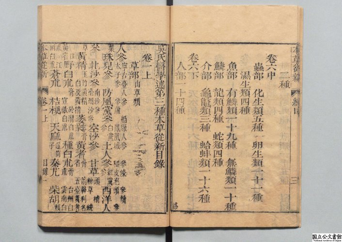 本草从新 全6卷 清·吴仪洛编撰 清乾隆22年 (1757年) 利济堂刻本 红叶山文库旧藏 日本内阁文库数字化3.jpg